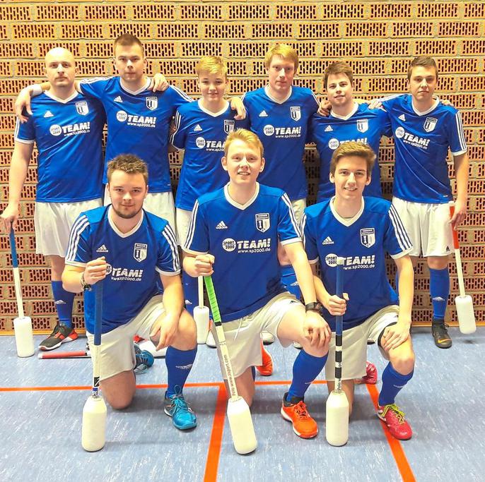 Der TV Epe mit (v.o.l.) Ivan Bossert, Timo Leusing, Finn Schreiber, Sven Vortkamp, Sebastian Kleine, Marcel Depenbrock; u.v.l. Luca Dinkelborg, Daniel Kottig, Philipp Pfeiler.