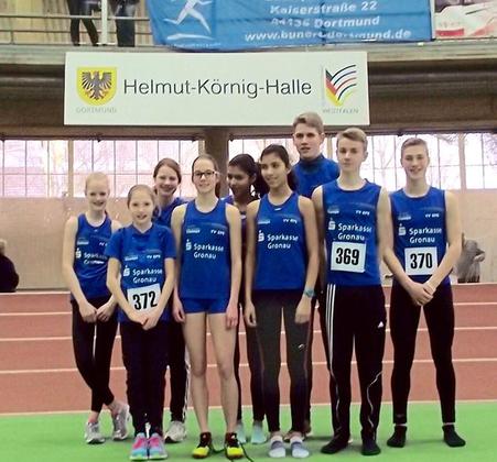 Die Leichtathleten des TV Epe überzeugten beim Hallenwettkampf in Dortmund.