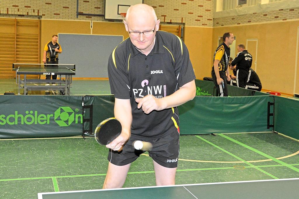Ersatzspieler Michael Merkler schlug sich achtbar.