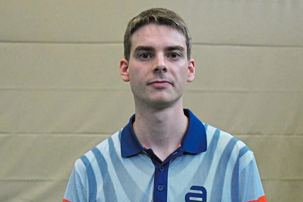 Zweimal im Einzel erfolgreich: Patrick Brouwer